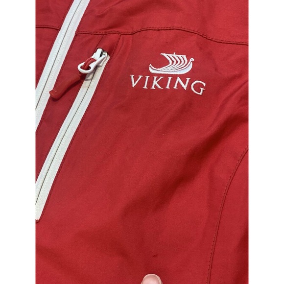 Helly Hansen Jacket Women Sz Small Red HELLY TECH® Ski Winter Coat Viking Logo - Picture 14 of 16